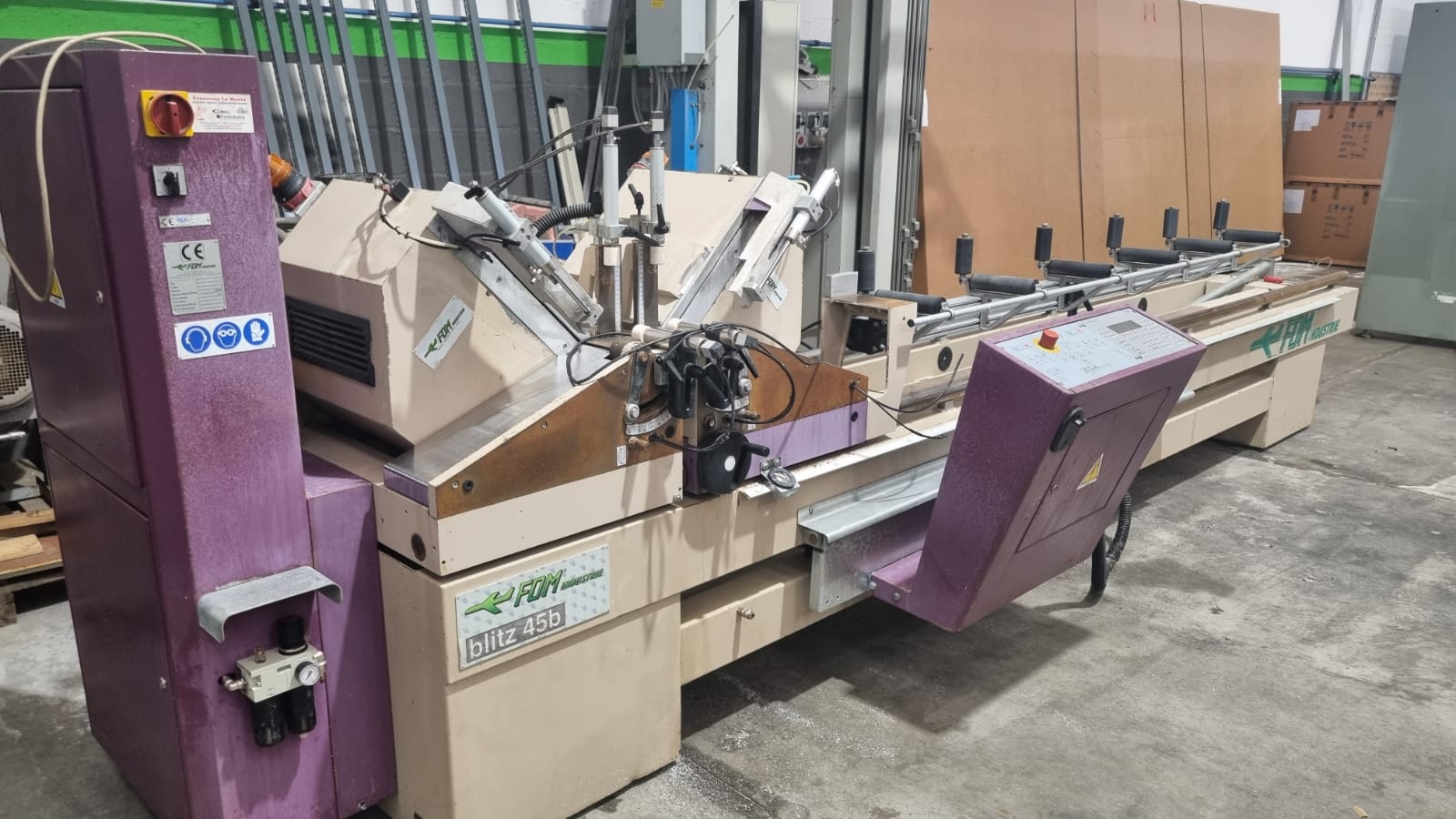 Troncatrice doppia testa FOM Blitz 45B CE in vendita - foto 7