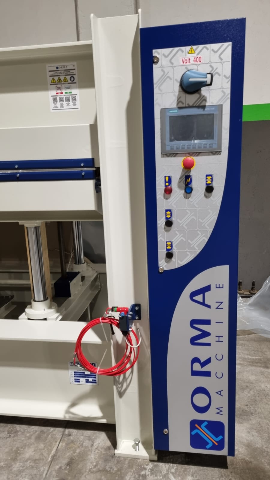 Pressa a Caldo Orma Npc 6/95 – Nuova di fabbrica in vendita - foto 3