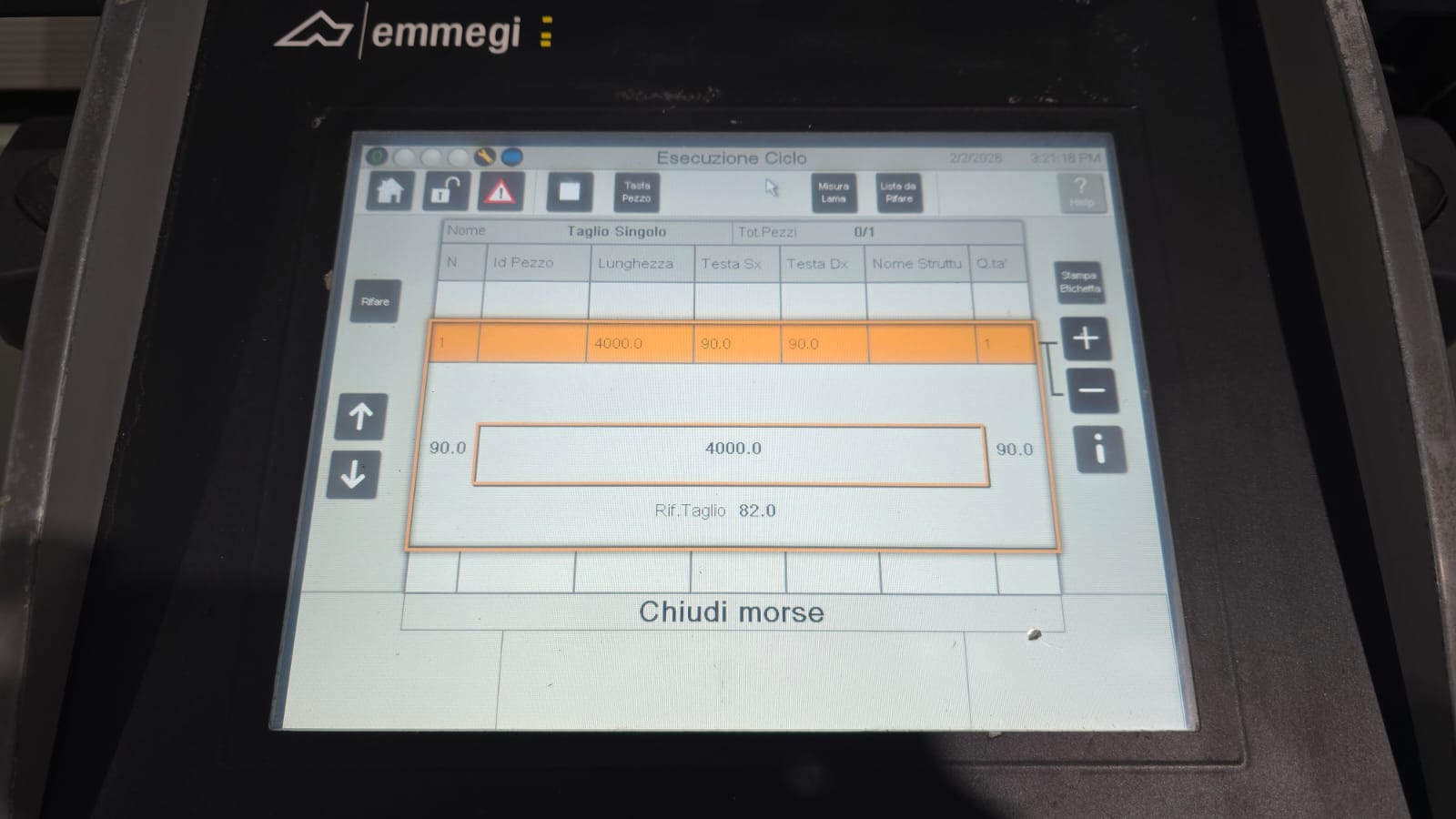 Troncatrice doppia Emmegi Precision T2E HS TU/5 in vendita - foto 5