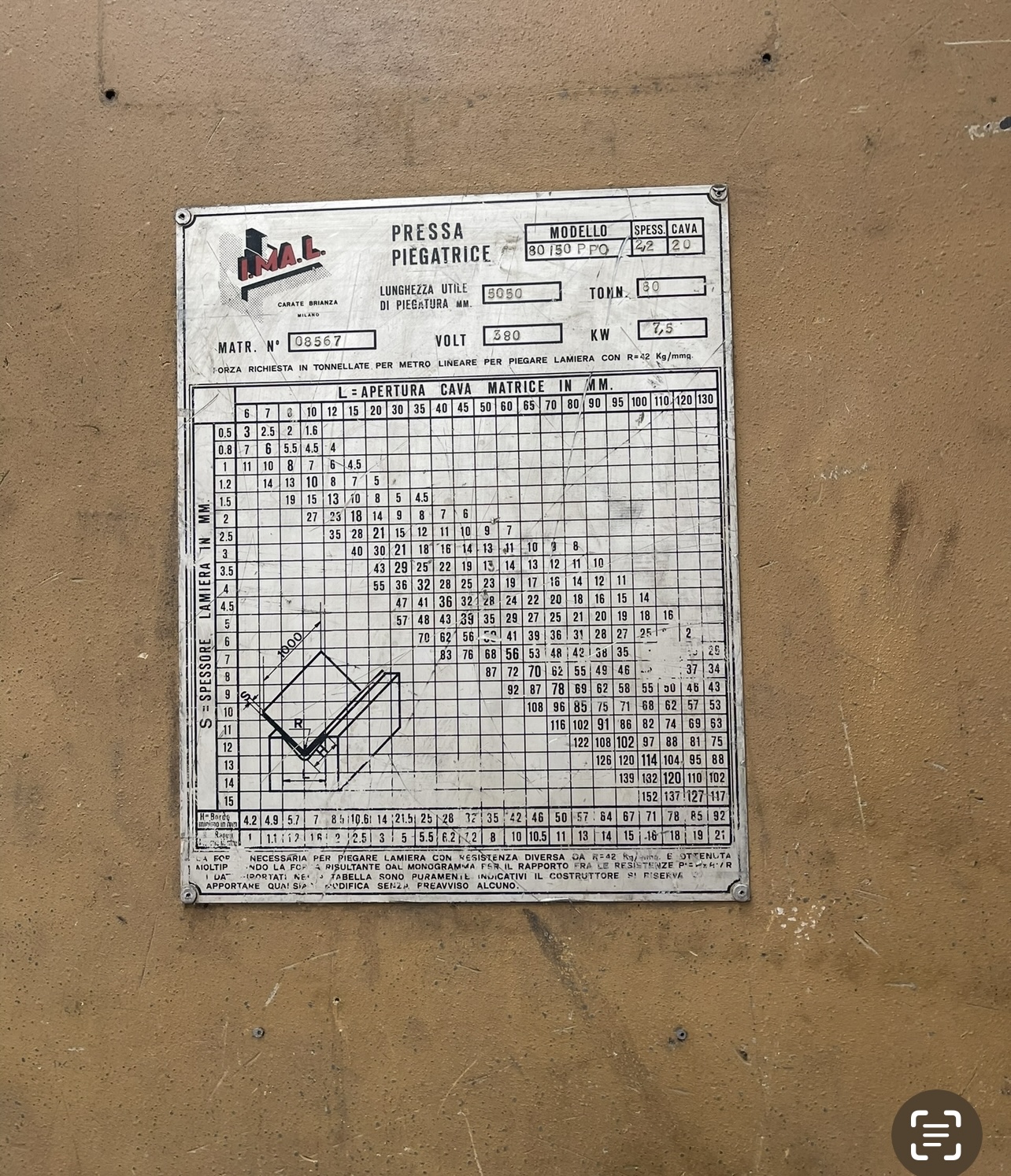 PRESSA PIEGATRICE IDRAULICA in vendita - foto 7