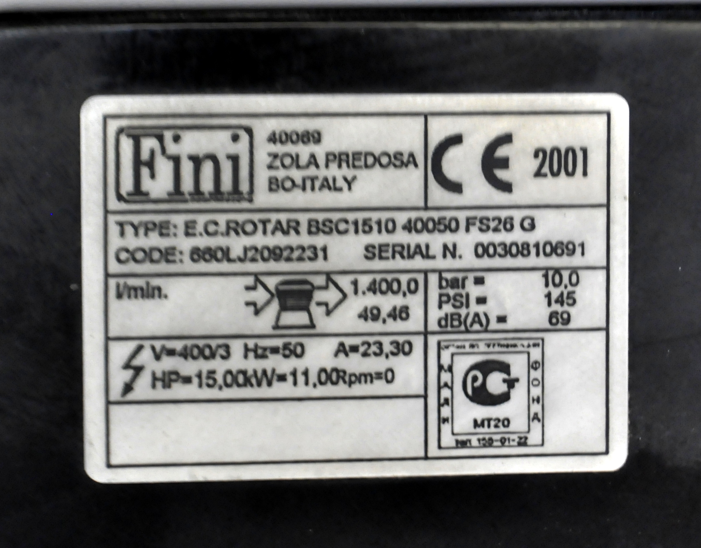Compressore Rotante FINI  BSC 15 10 Bar in vendita - foto 4