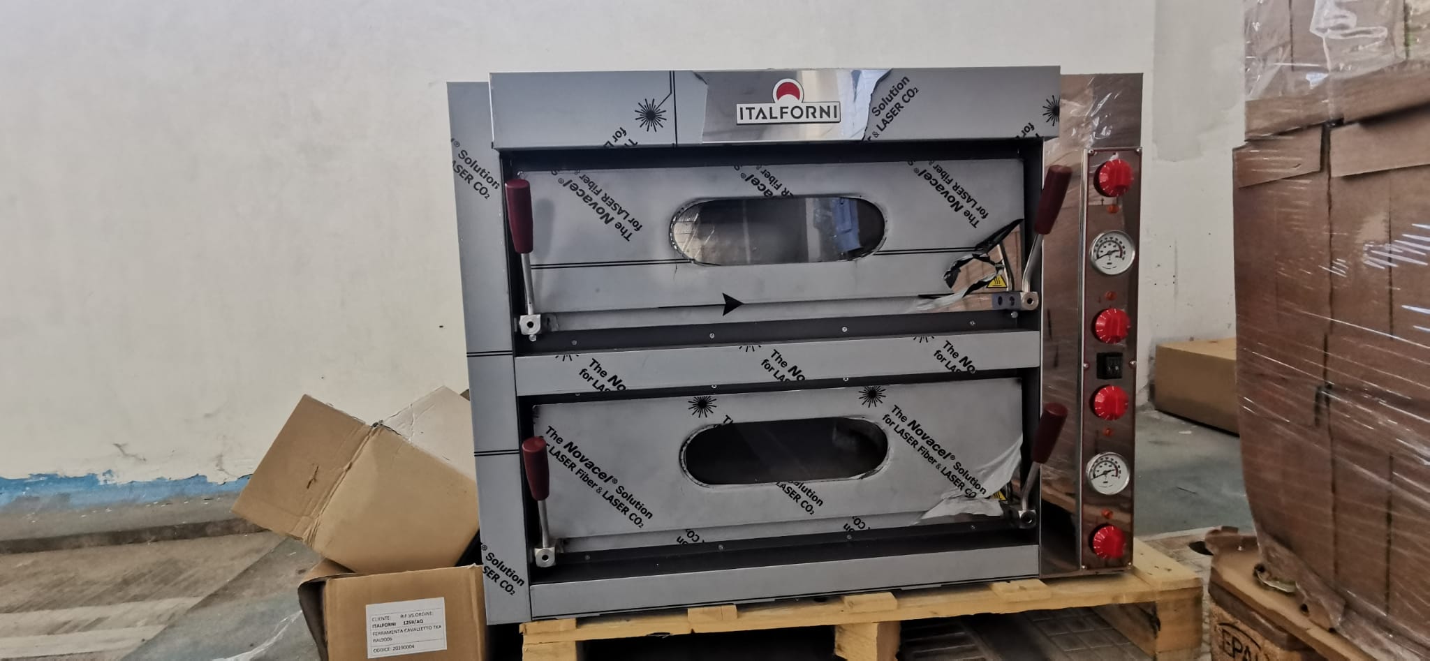 FORNO ELETTRICO 4+4 PIZZA ITALFORNO NUOVO in vendita - foto 3