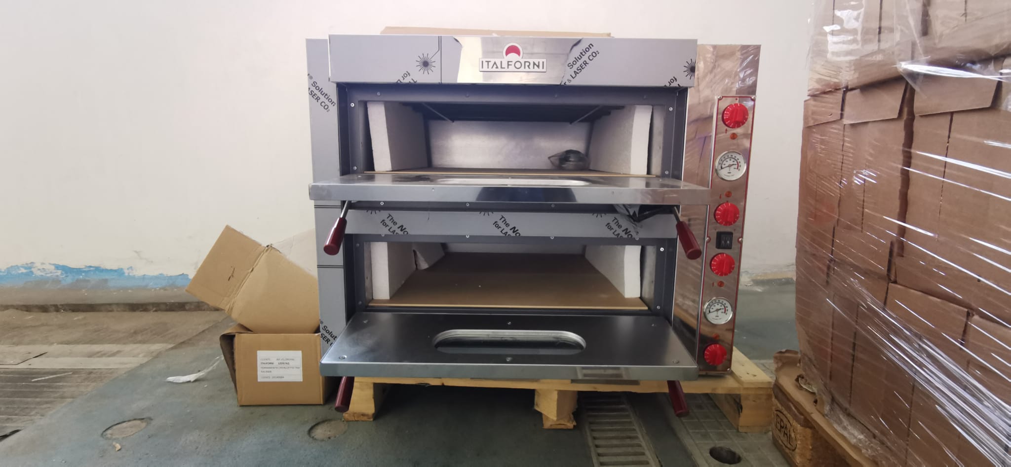 FORNO ELETTRICO 4+4 PIZZA ITALFORNO NUOVO in vendita - foto 1