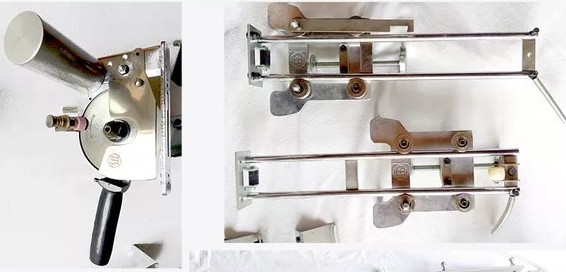 TAGLIERINA con GUIDA  + PORTA ROTOLI - Taglio Tessuti in vendita - foto 3