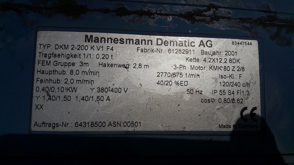 PARANCO A CATENA in vendita - foto 3