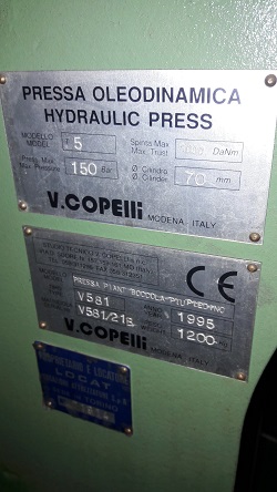 PRESSA IDRULICA in vendita - foto 2