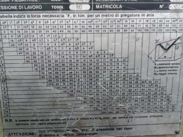 PRESSA PIEGATRICE in vendita - foto 3