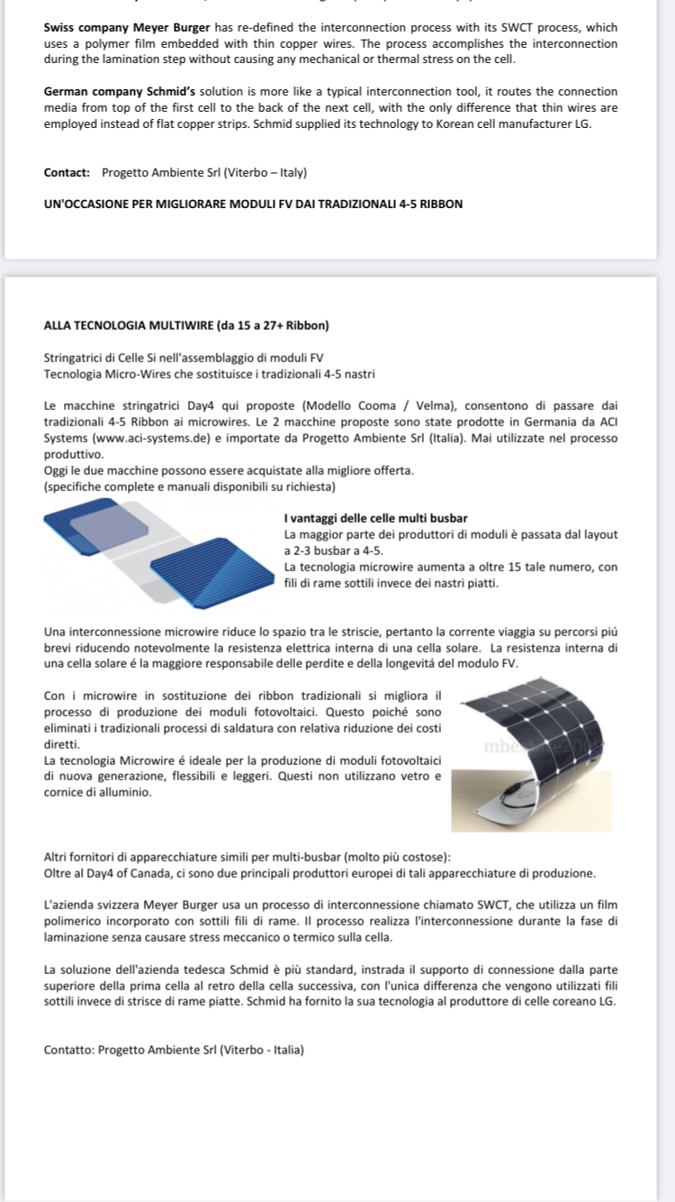 Macchinari per produzione di pannelli  in vendita - foto 3