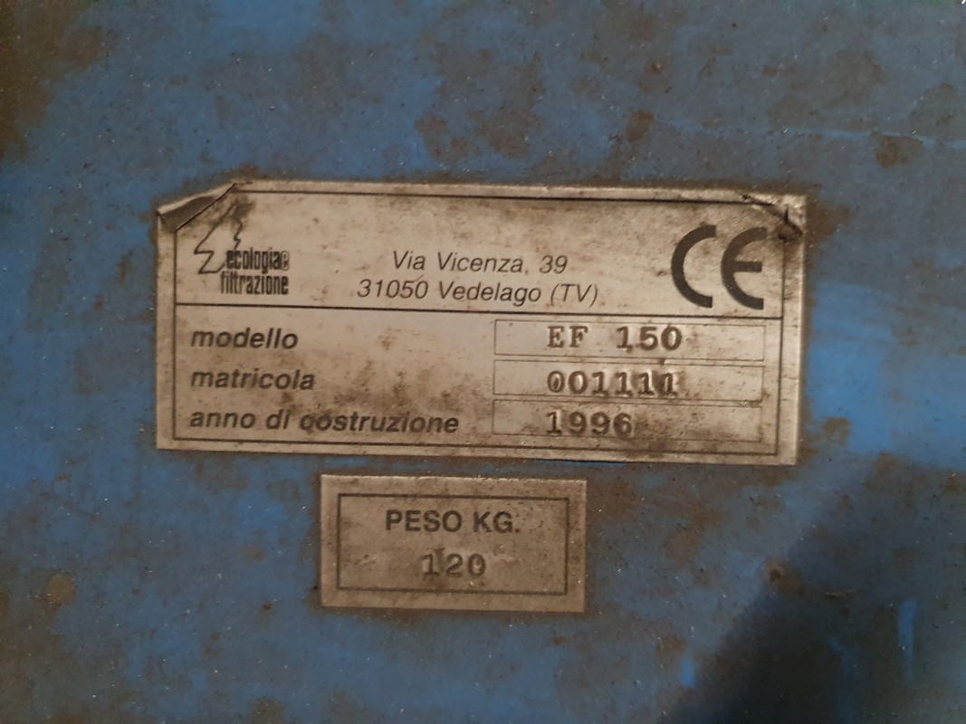 ASPIRATORE DI FUMI CARRELLATO FILTRAZIONE MOD.EF 150 in vendita - foto 3