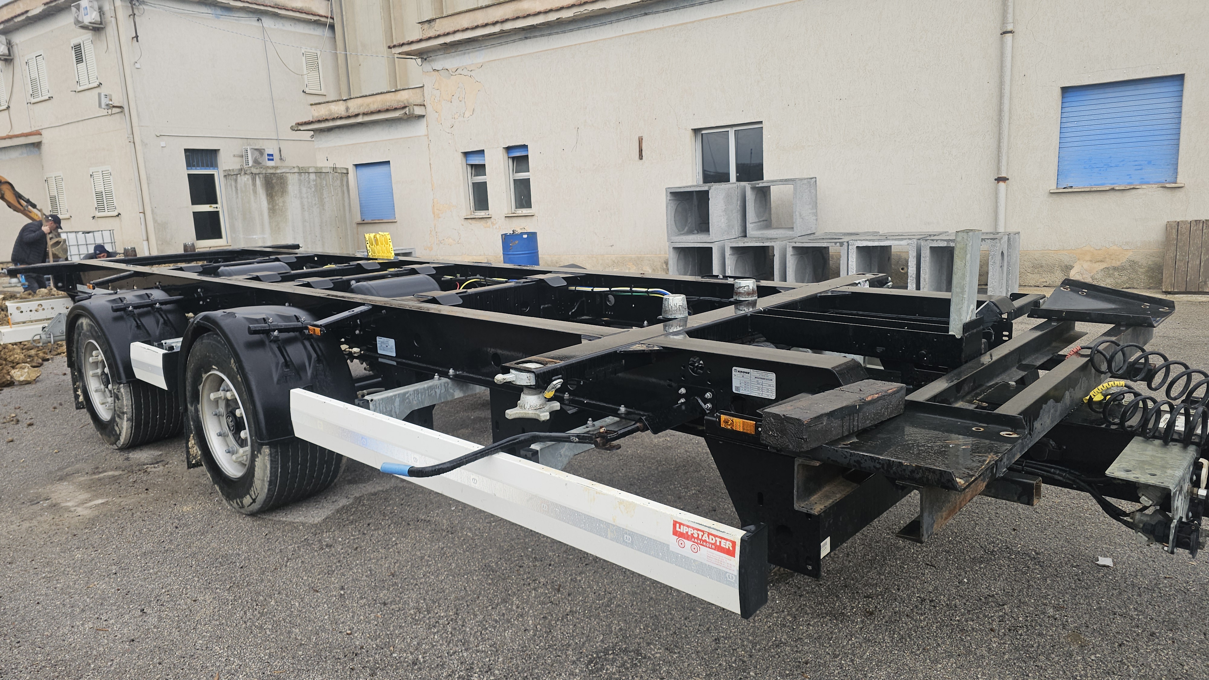 rimorchio KRONE per trasporto container/casse mobili in vendita - foto 1