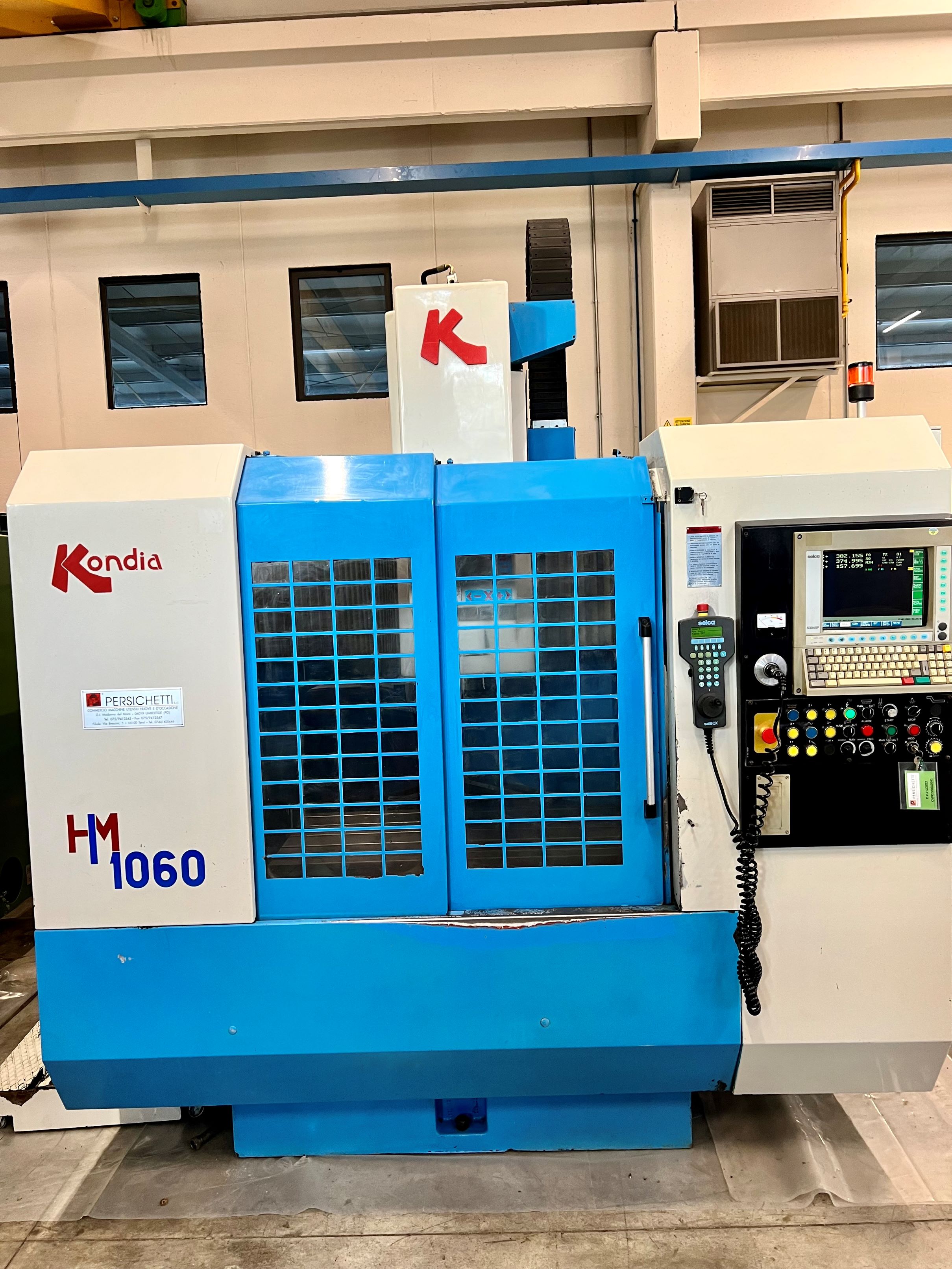 CENTRO DI LAVORO VERT. "KONDIA" MOD. HM 1060 in vendita - foto 9