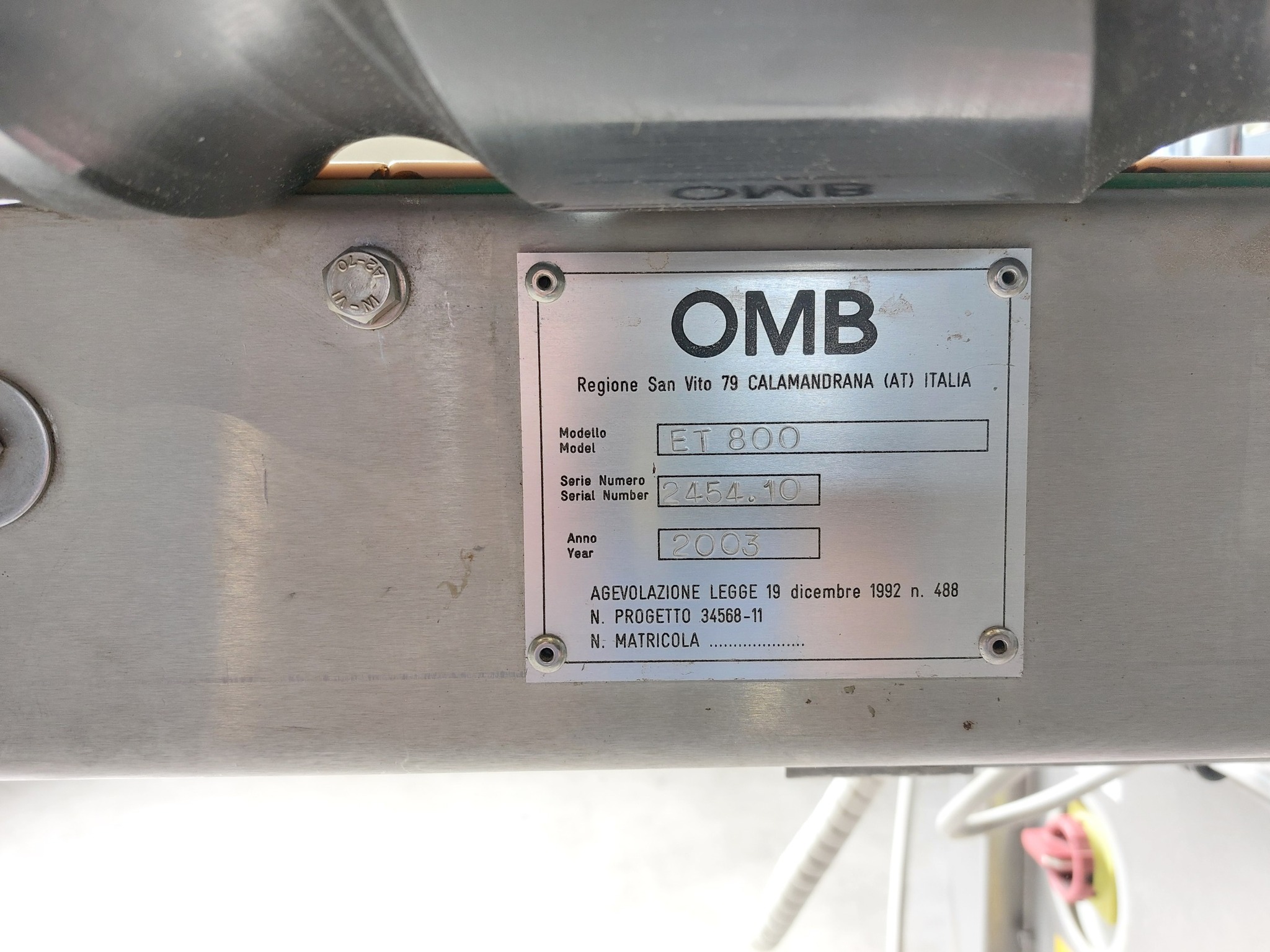 ETICHETTATRICE OMB in vendita - foto 6