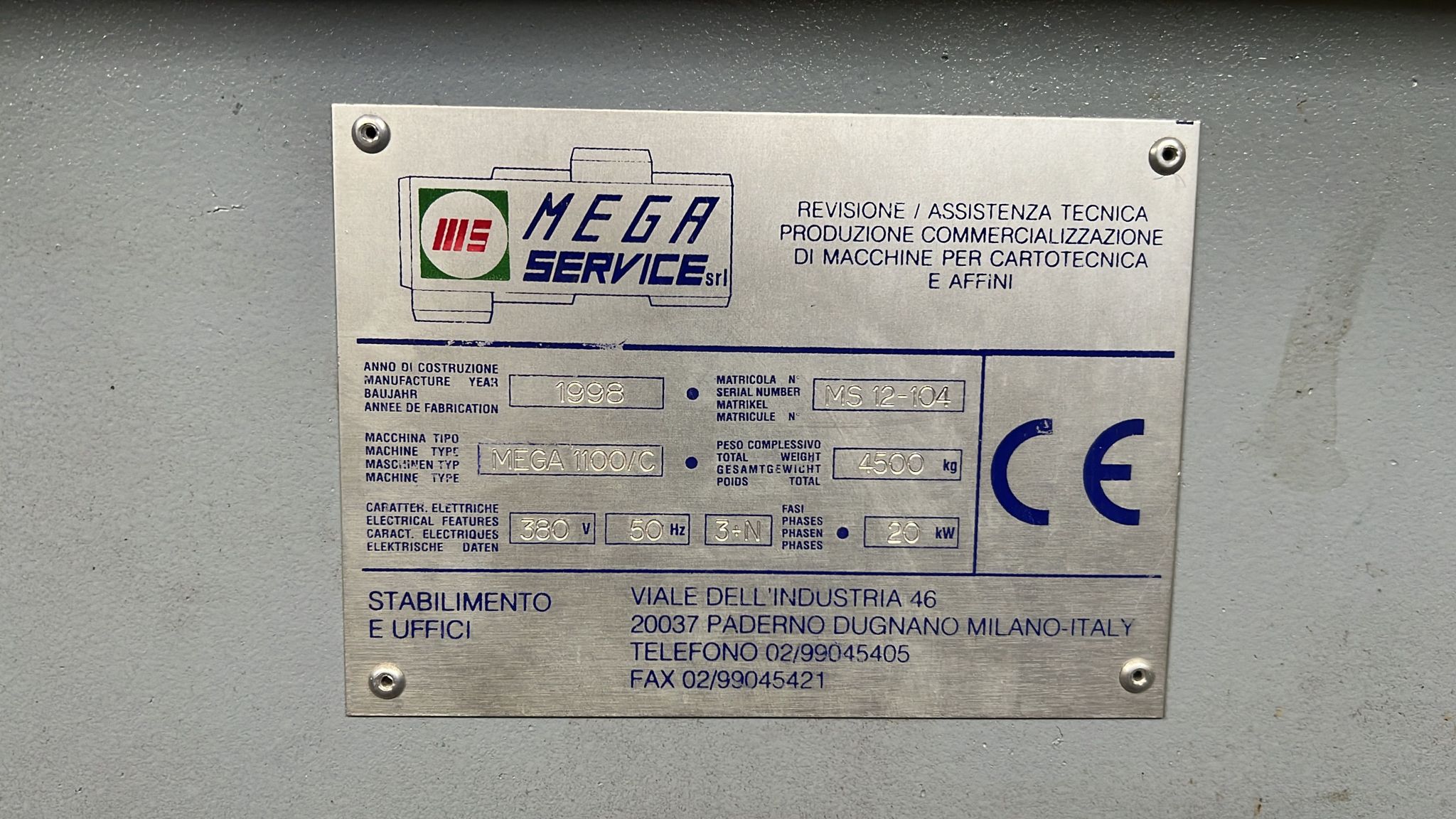 PIEGA-INCOLLA MEGA SERVICE 1100/C in vendita - foto 14