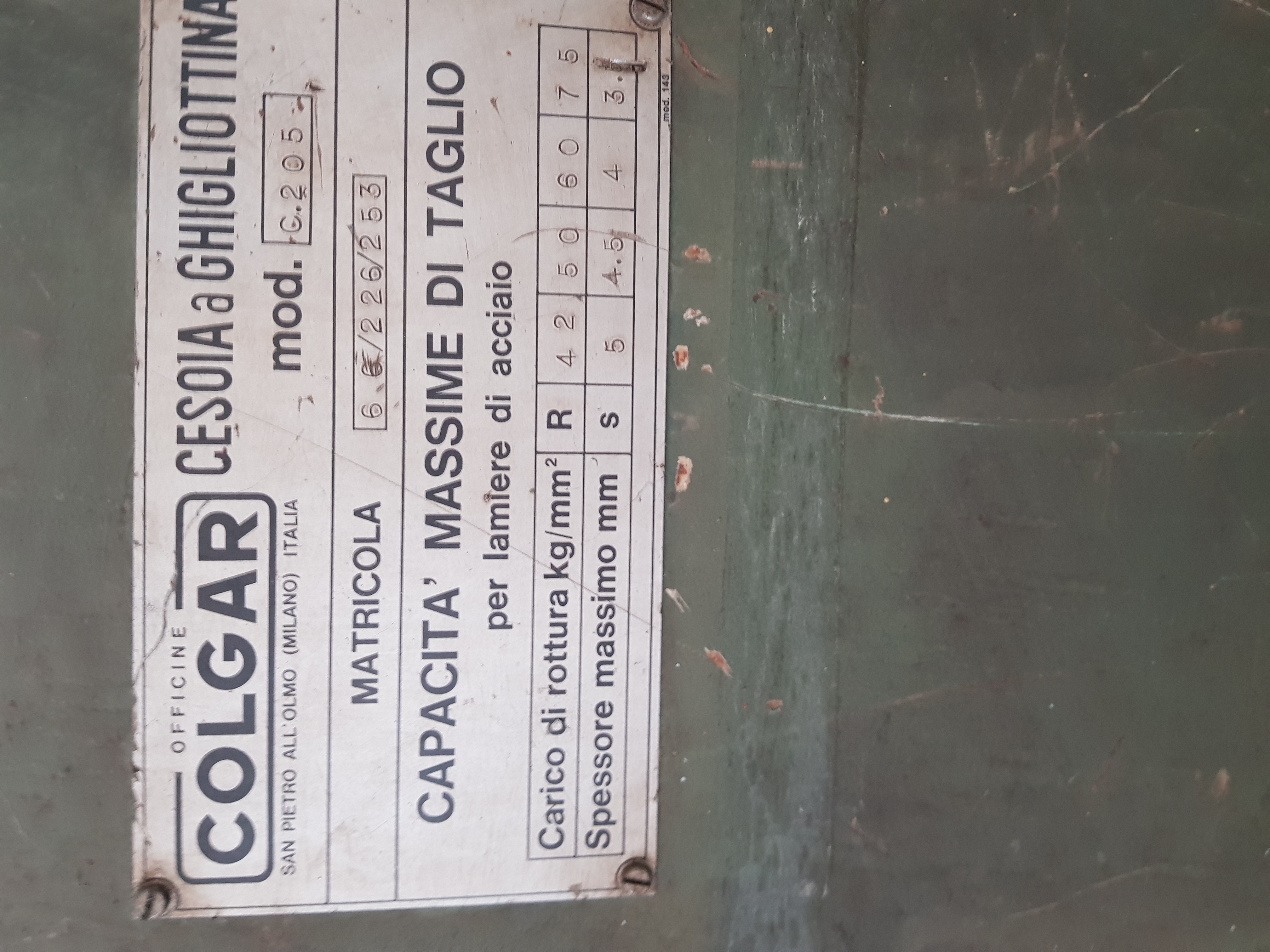 Cesoie a ghigliottina in vendita