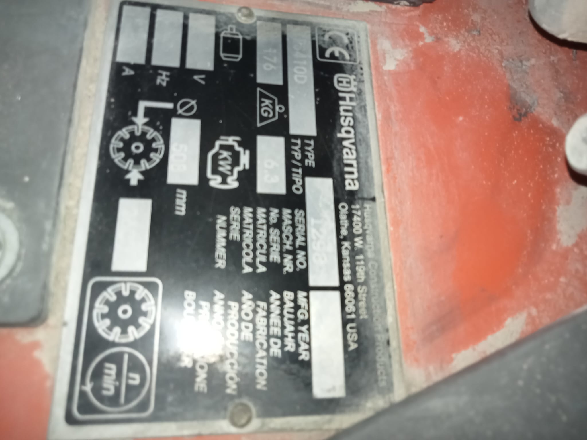 Tagliasfalto HUSQVARNA FS 410d  in vendita - foto 4