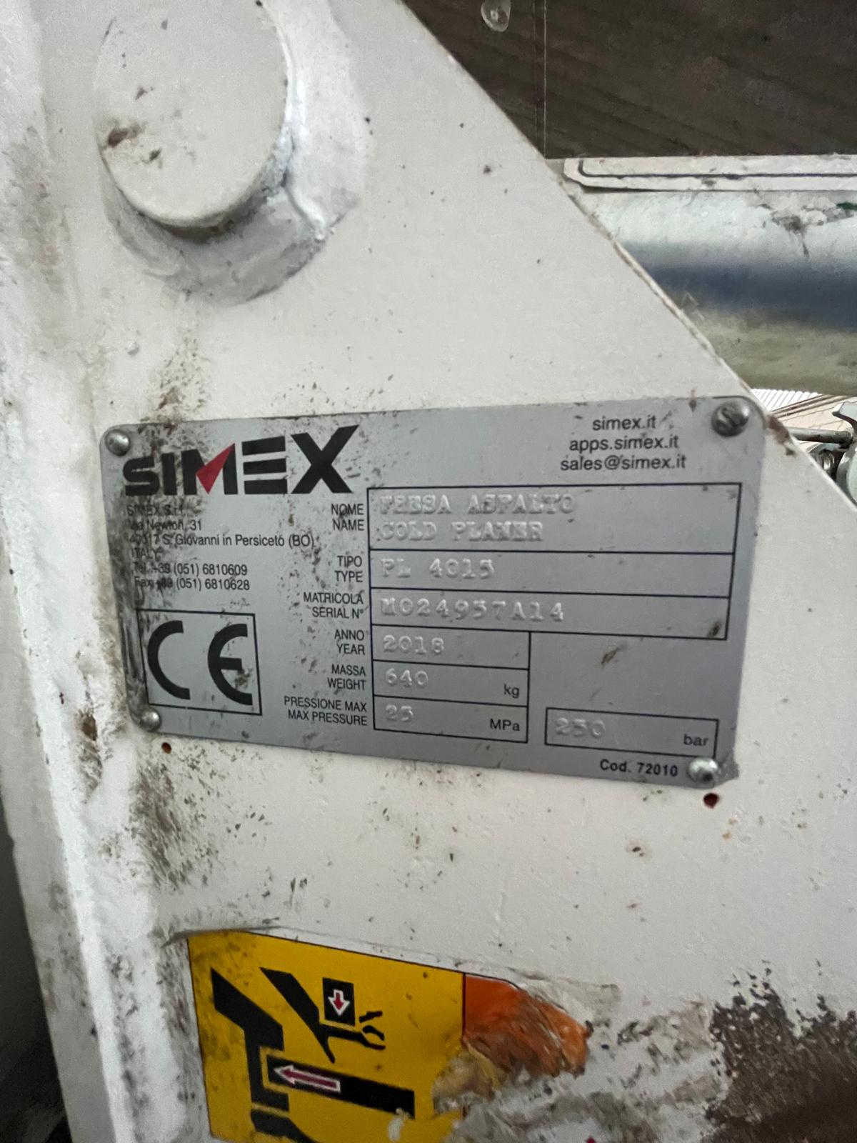 FRESA SIMEX PL 4015 in vendita - foto 4