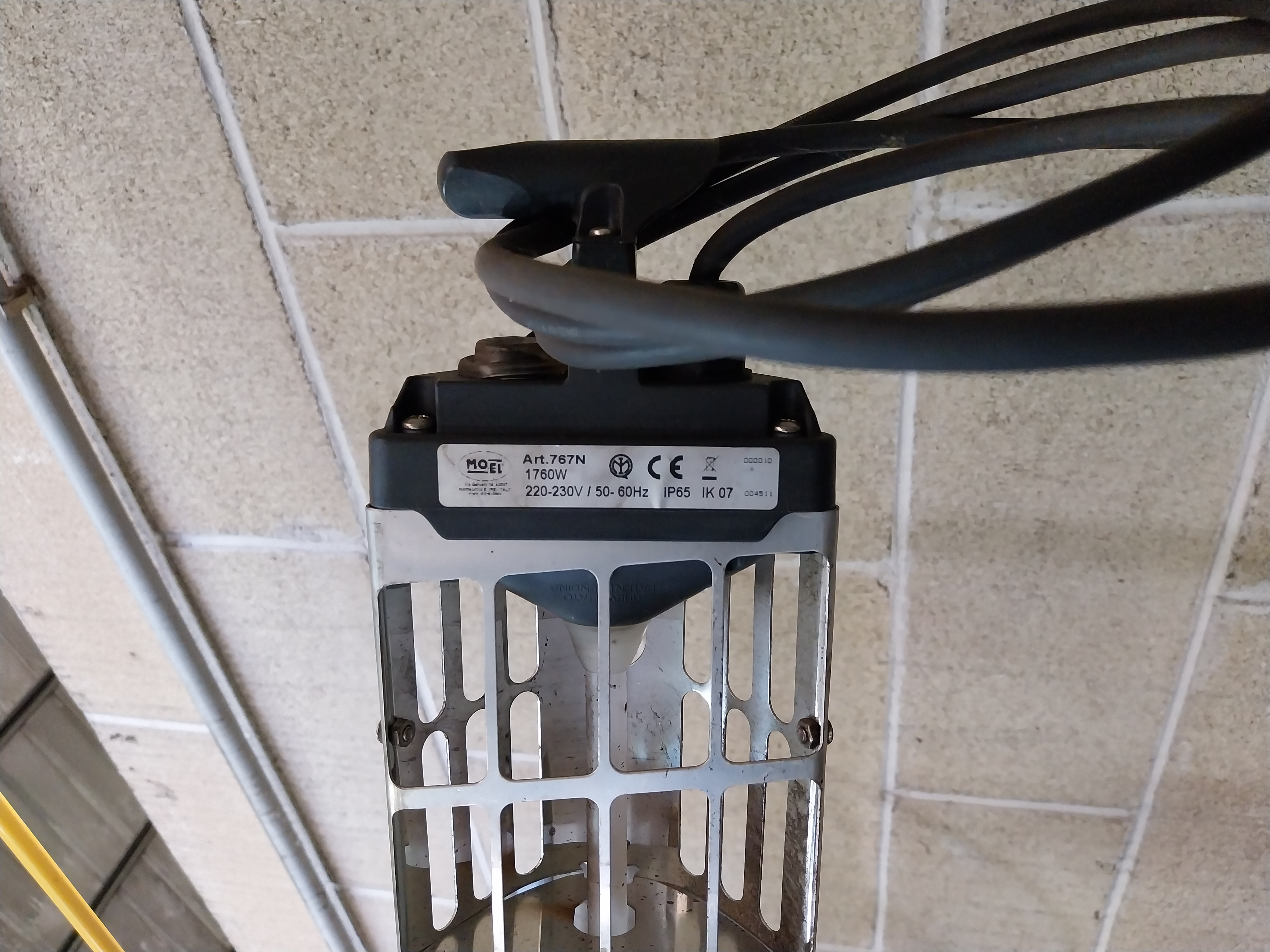Termolampione infrarossi 1760w in vendita - foto 2