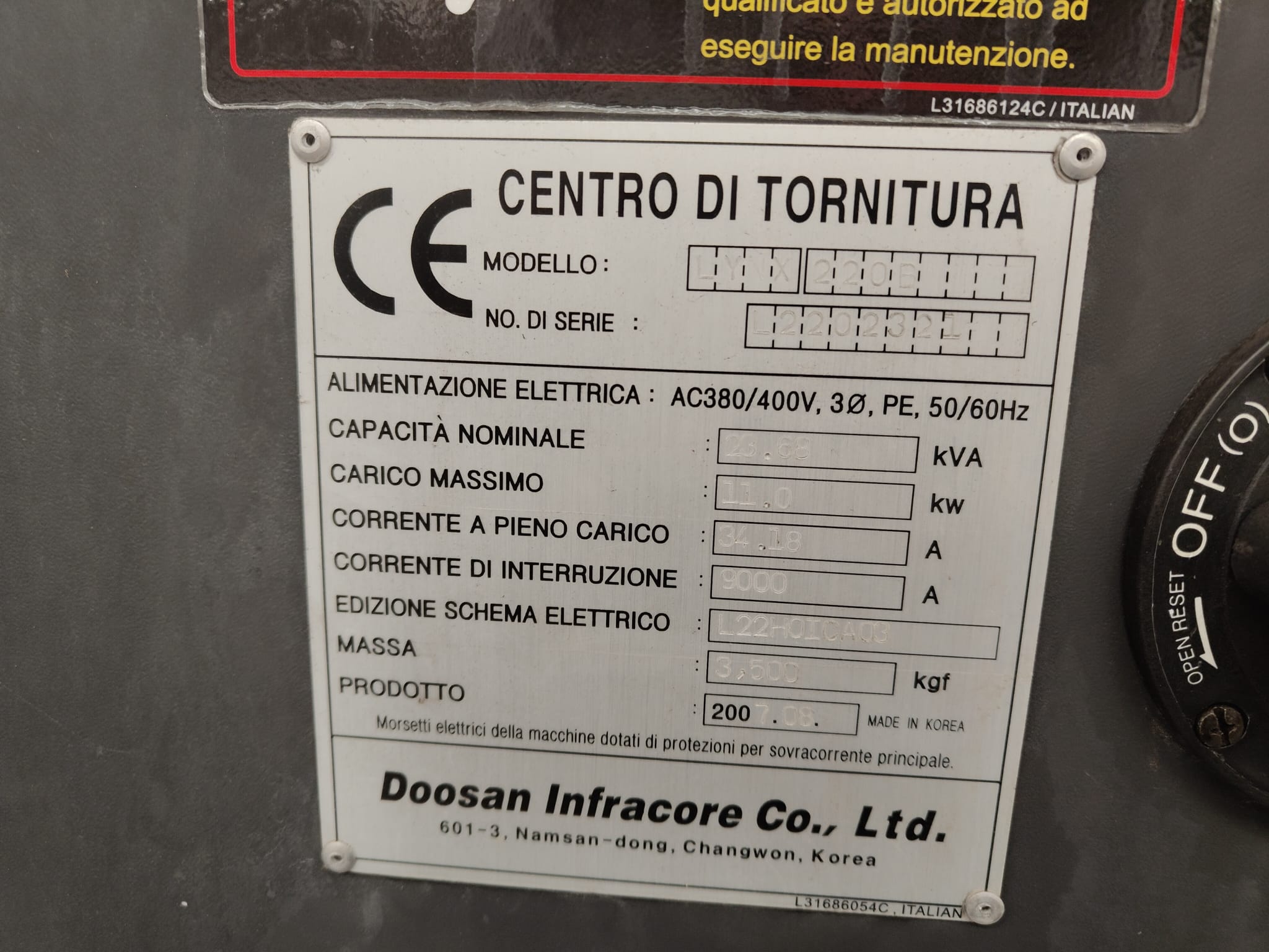 DOOSAN LYNX 220B in vendita - foto 2