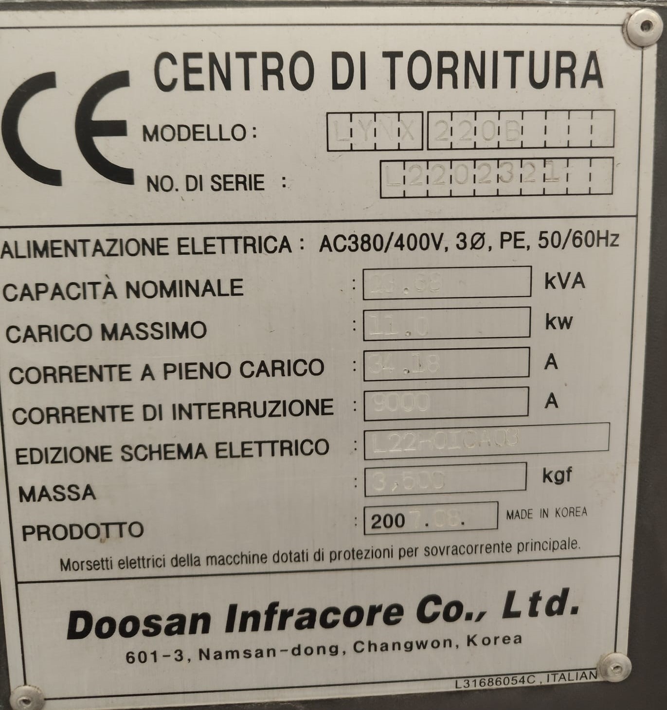 DOOSAN LYNX 220B in vendita - foto 4