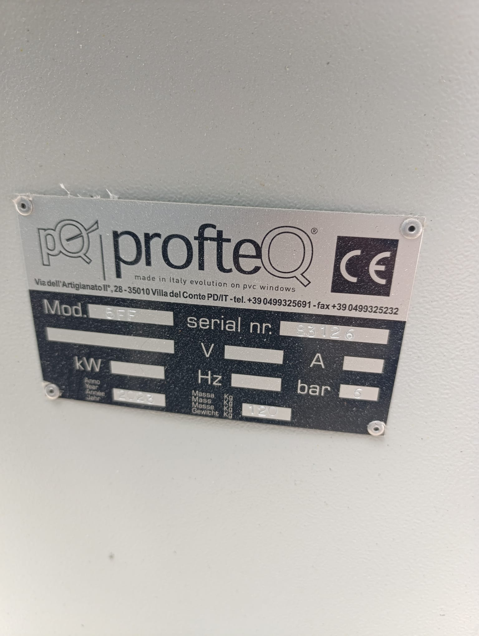 Fresatrice automatica per scarico fibra di vetro  in vendita - foto 2