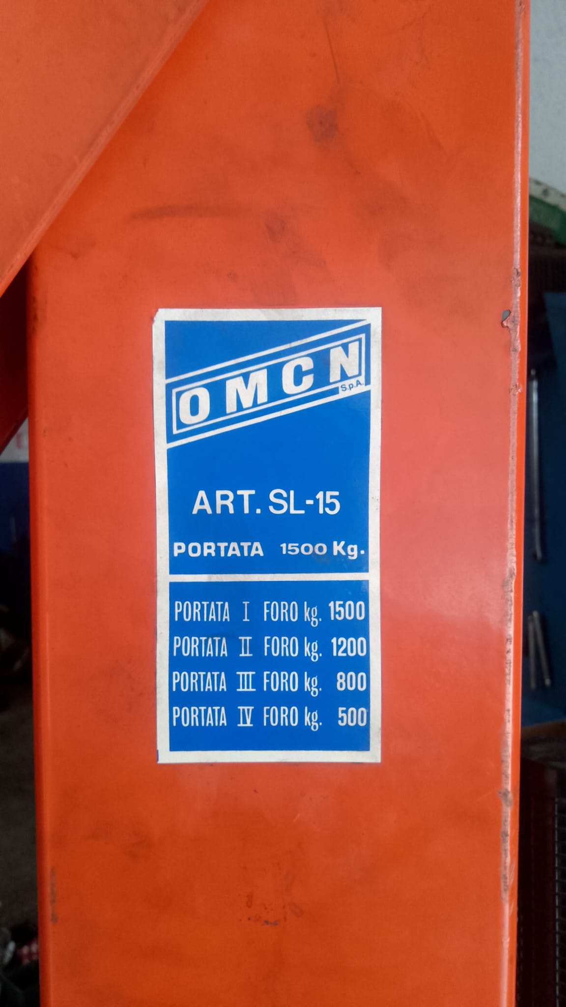 GRU IDRAULICA A CARRELLO in vendita - foto 2