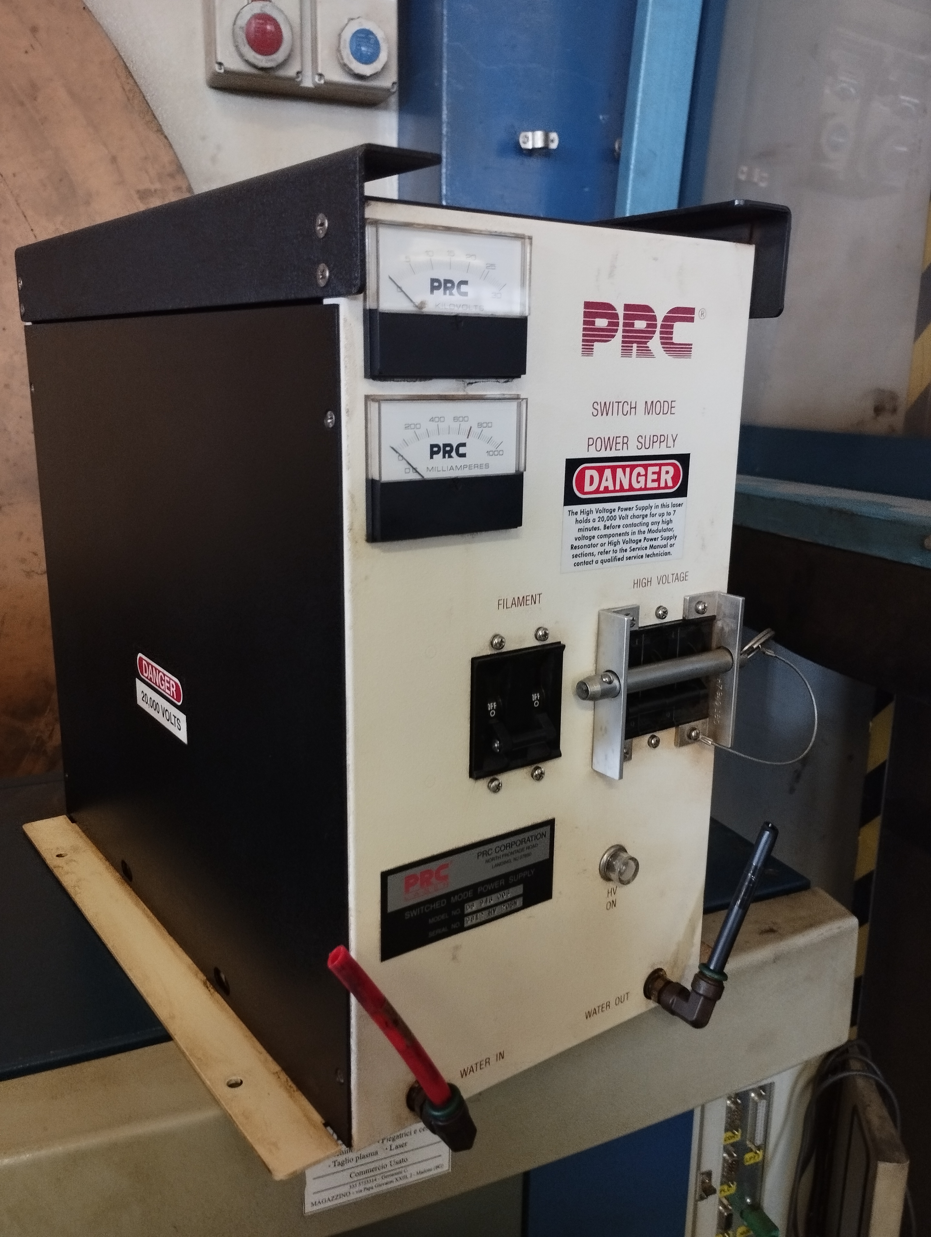 RICAMBI Taglio Laser PRIMA INDUSTRIE mod. PLATINO in vendita - foto 2