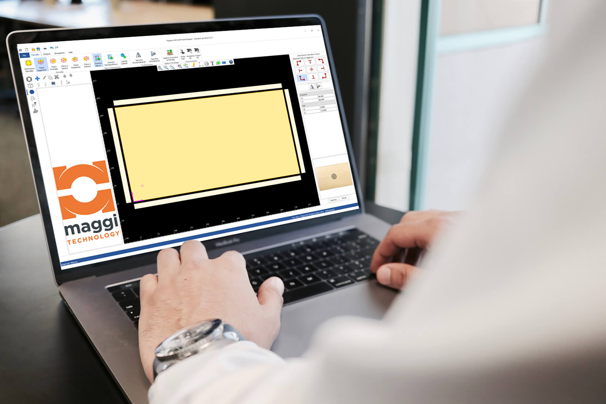 MAGGI BORING SYSTEM 1200 EVO Foratrice CNC Facilm.Progr in vendita - foto 8