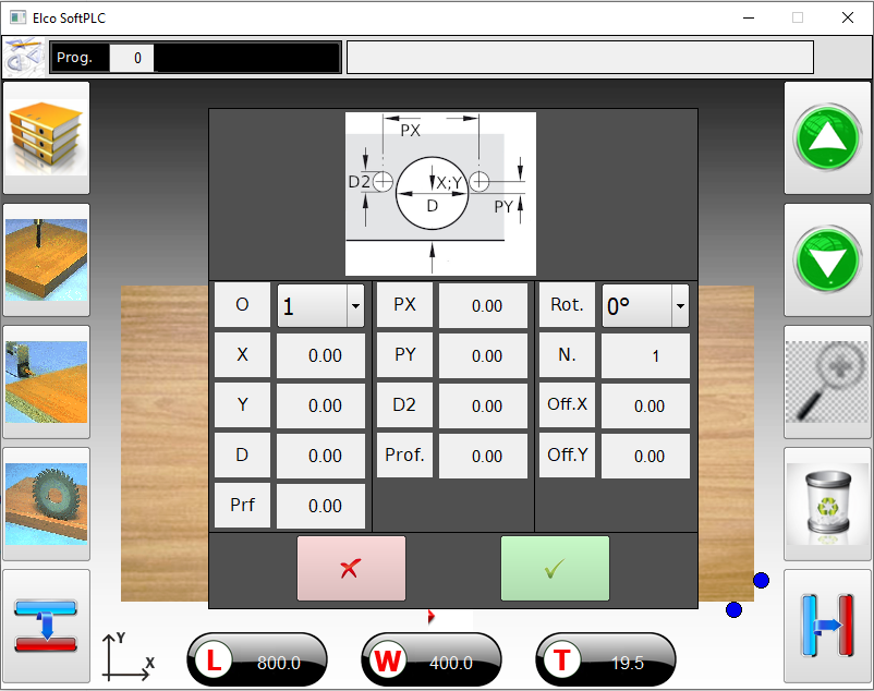 MAGGI BORING SYSTEM 800 GT FORATRICE CNC FACILM. PROGRA in vendita - foto 3