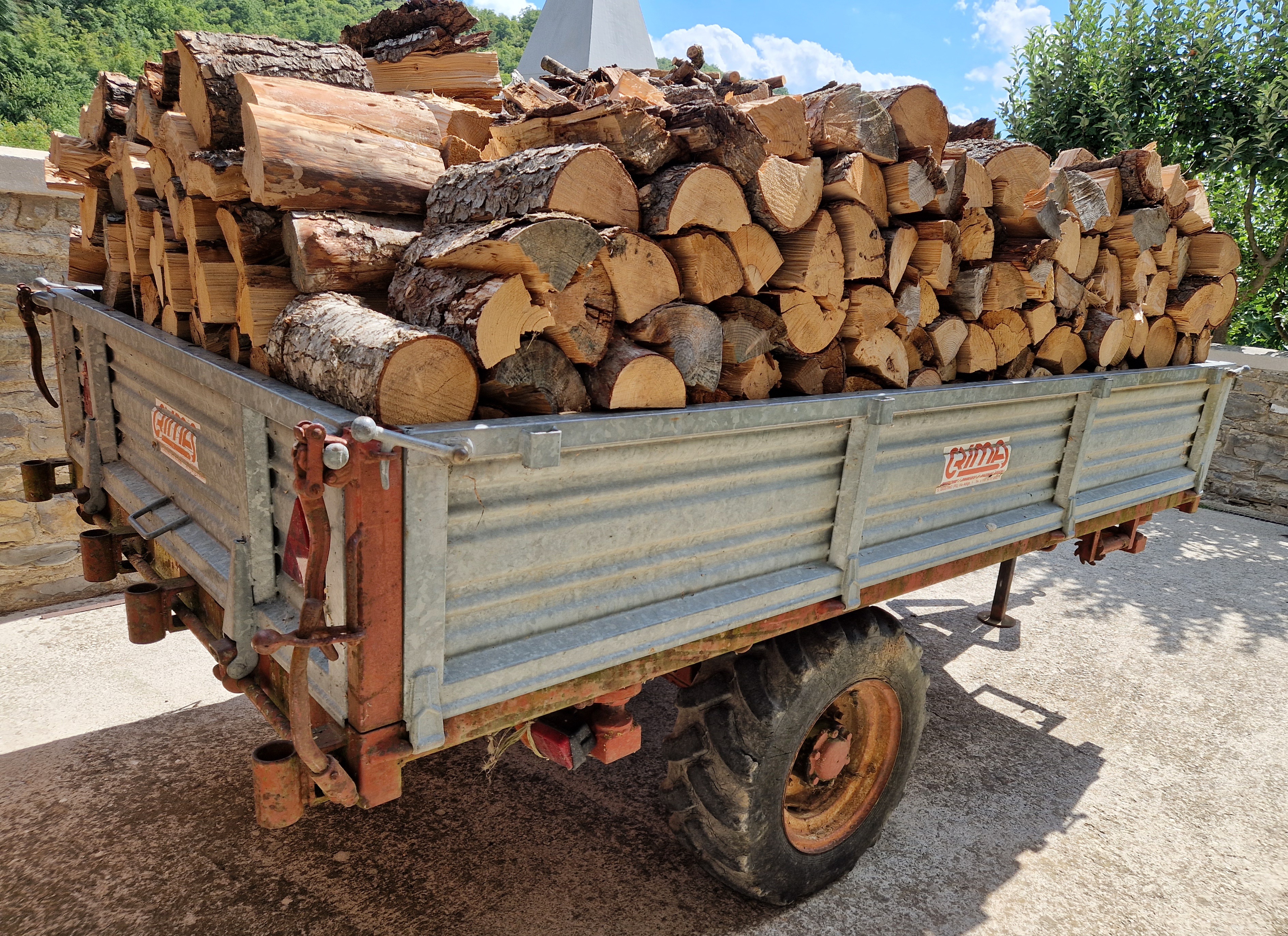 Rimorchio Agricolo trazionato – ribaltabile trilaterale in vendita - foto 3