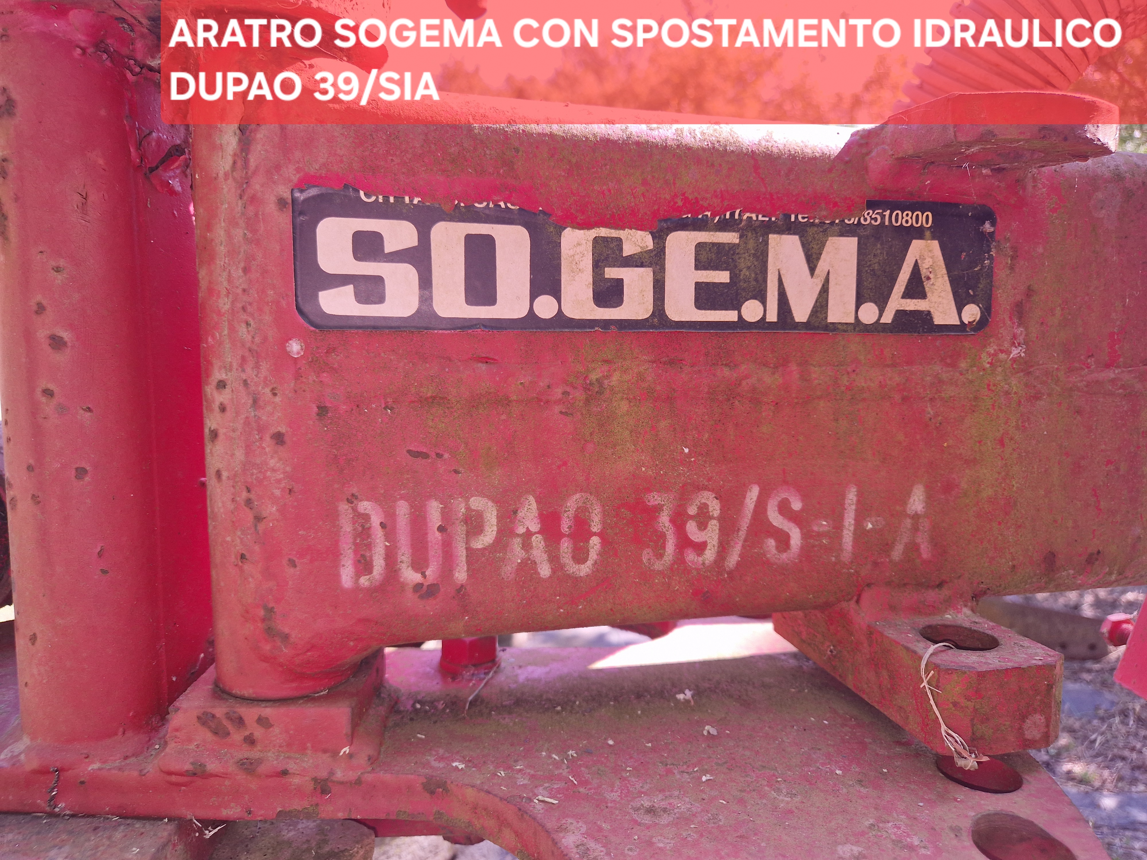 Aratro Bivomere Sogema in vendita - foto 3