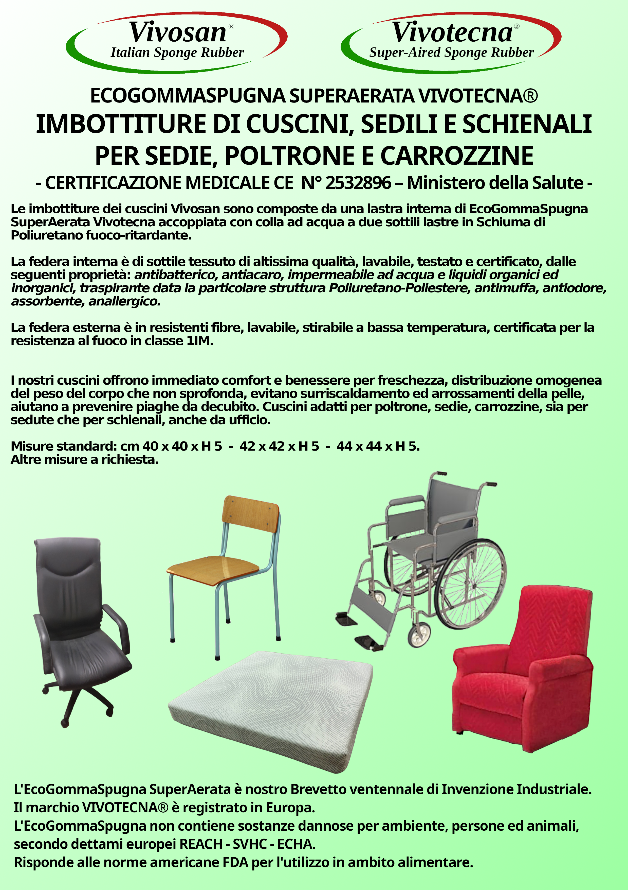 Vendita produzione GommaSpugna di Caucciù Naturale in vendita - foto 4