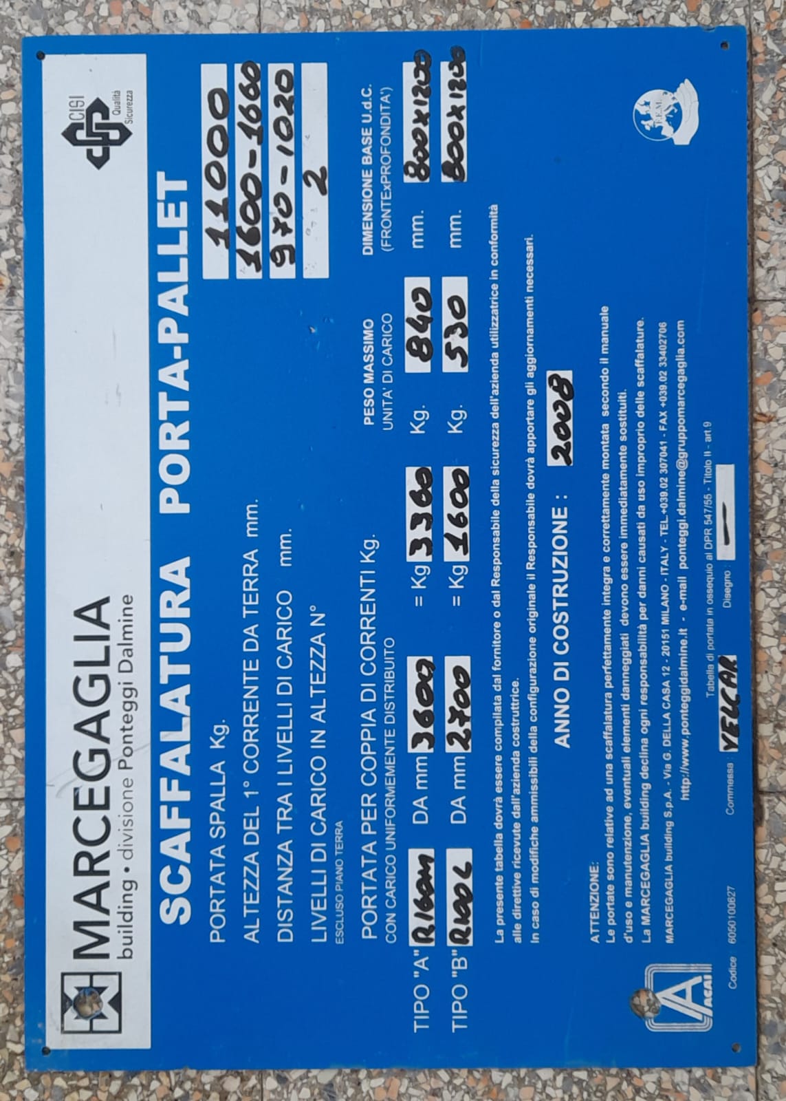 Scaffalature portapallet Dalmine-Marcegaglia  in vendita - foto 5