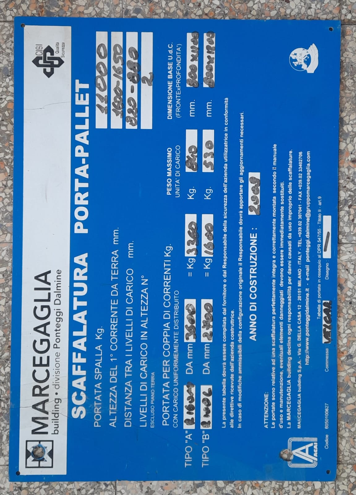 Scaffalature portapallet Dalmine-Marcegaglia  in vendita - foto 4