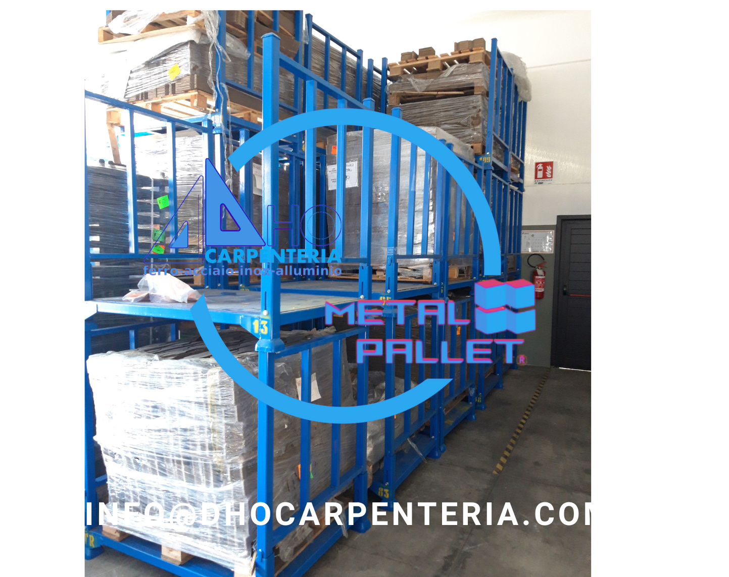 METALPALLET IMPILABILI TRASPORTABILI SALVASPAZIO in vendita - foto 4