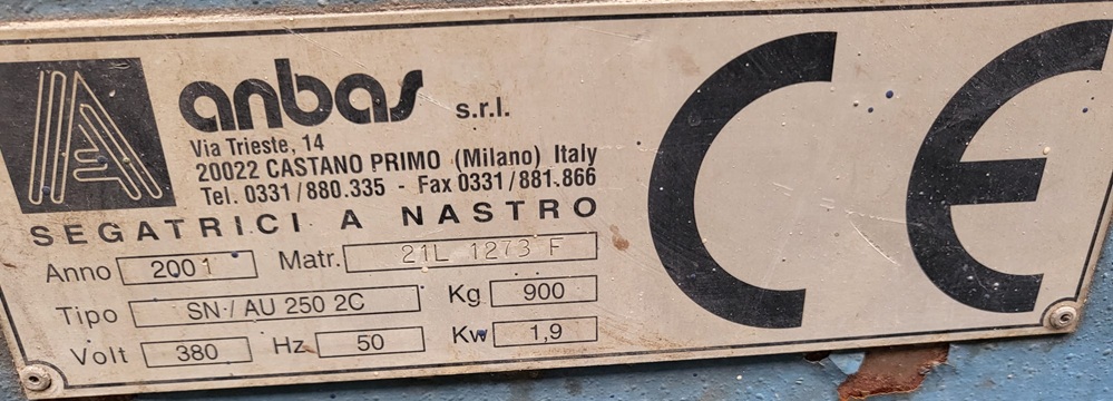 SEGHETTO AMBAS  TIPO AUTOMATICO  MODELLO: SN/AU 250 2C in vendita - foto 4