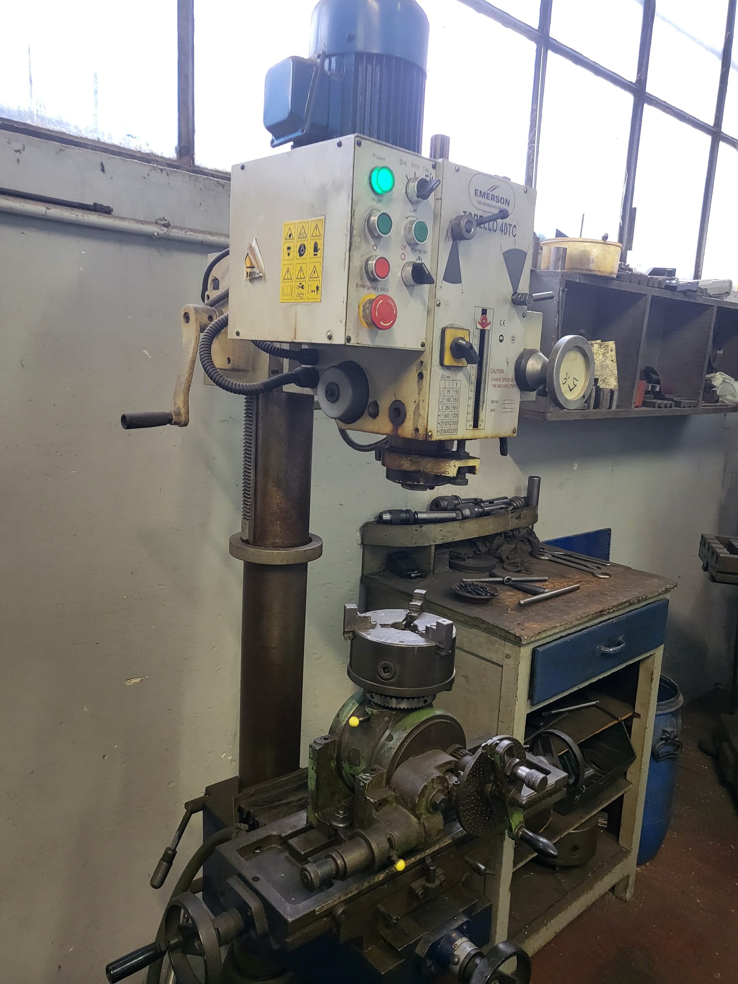 TRAPANO FRESA EMERSON  MOD 40 TC  in vendita - foto 3