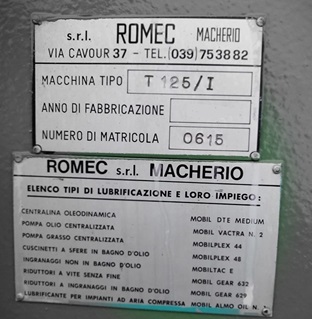 PIEGATRICE ROMEC  4000 X 125 TON in vendita - foto 4