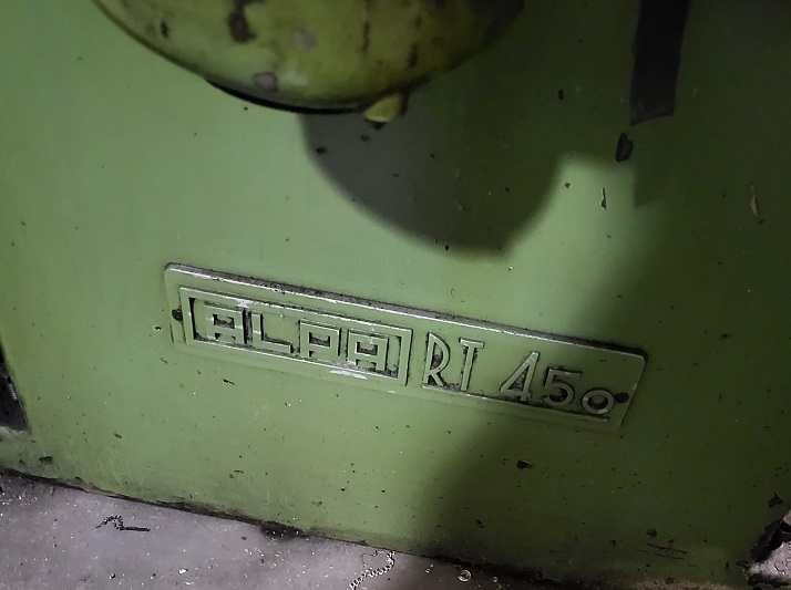 RETTIFICA TANGENZIALE ALPA 500 X 250 in vendita - foto 2