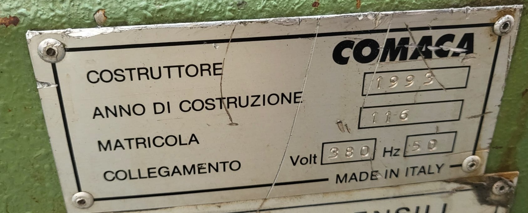 SCANTONATRICE COMACA MOD  VAR 250  - 6 mM in vendita - foto 4