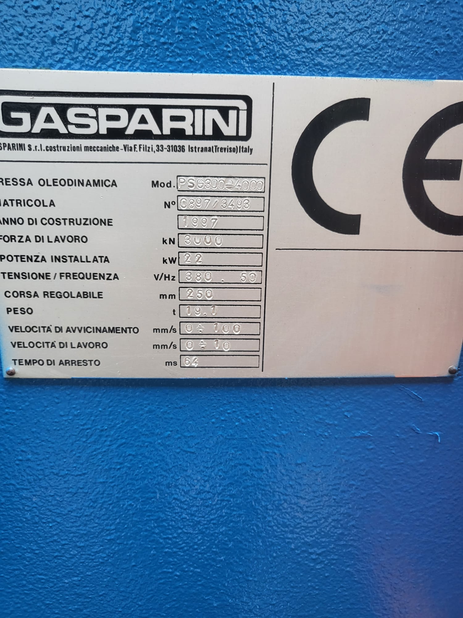 PIEGATRICE GASPARINI   4000 X 300 in vendita - foto 4
