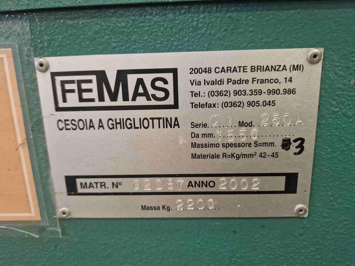 Cesoia Meccanica Femas 1550 X 3 in vendita - foto 2