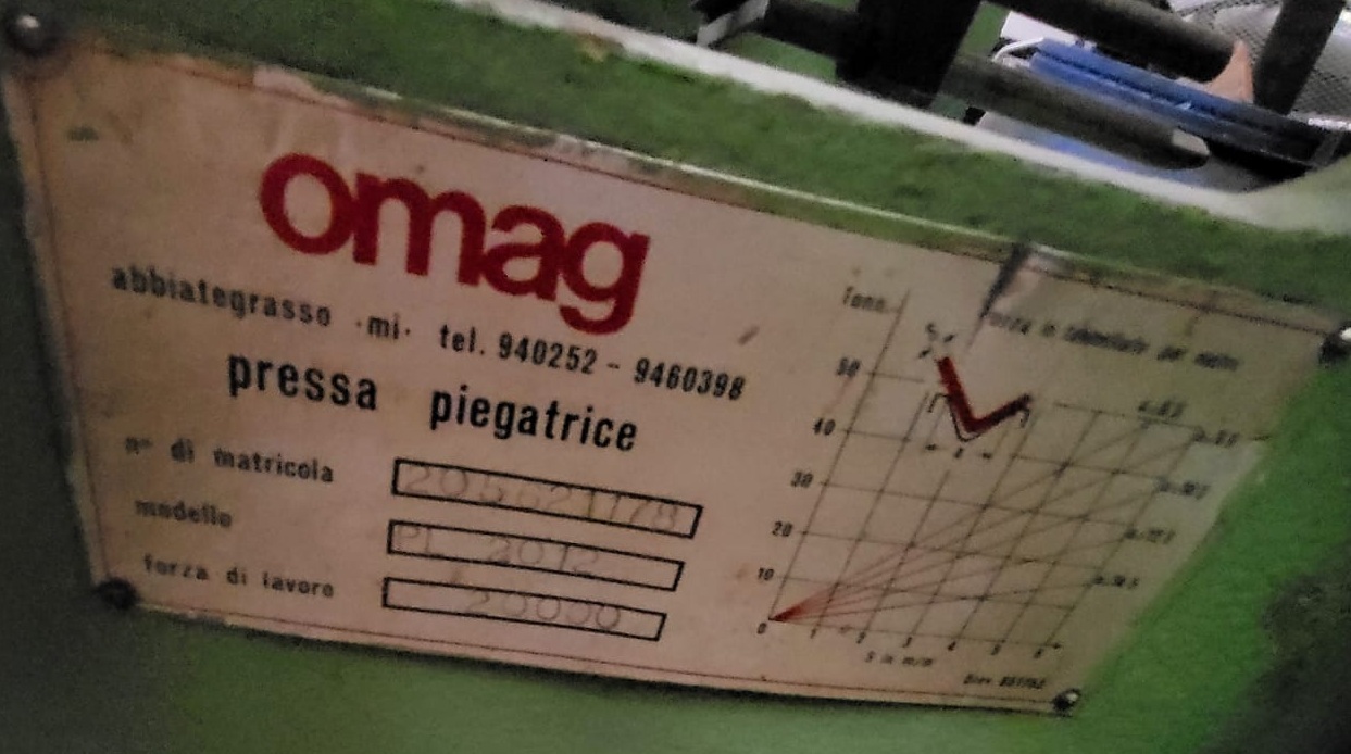 PIEGATRICE OMAG  1500 X 20 TON  in vendita - foto 5