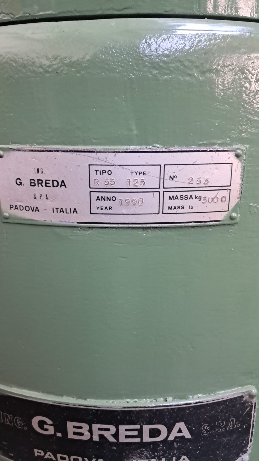 TRAPANO  RADIALE BREDA  1250 X 55 in vendita - foto 4