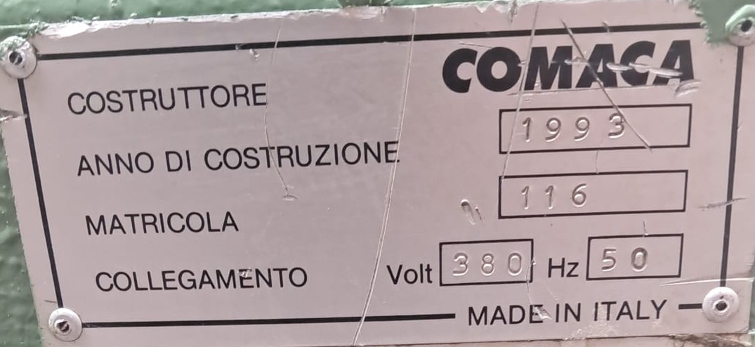 SCANTONATRICE COMACA MOD  VAR 250  - 6 mM in vendita - foto 3