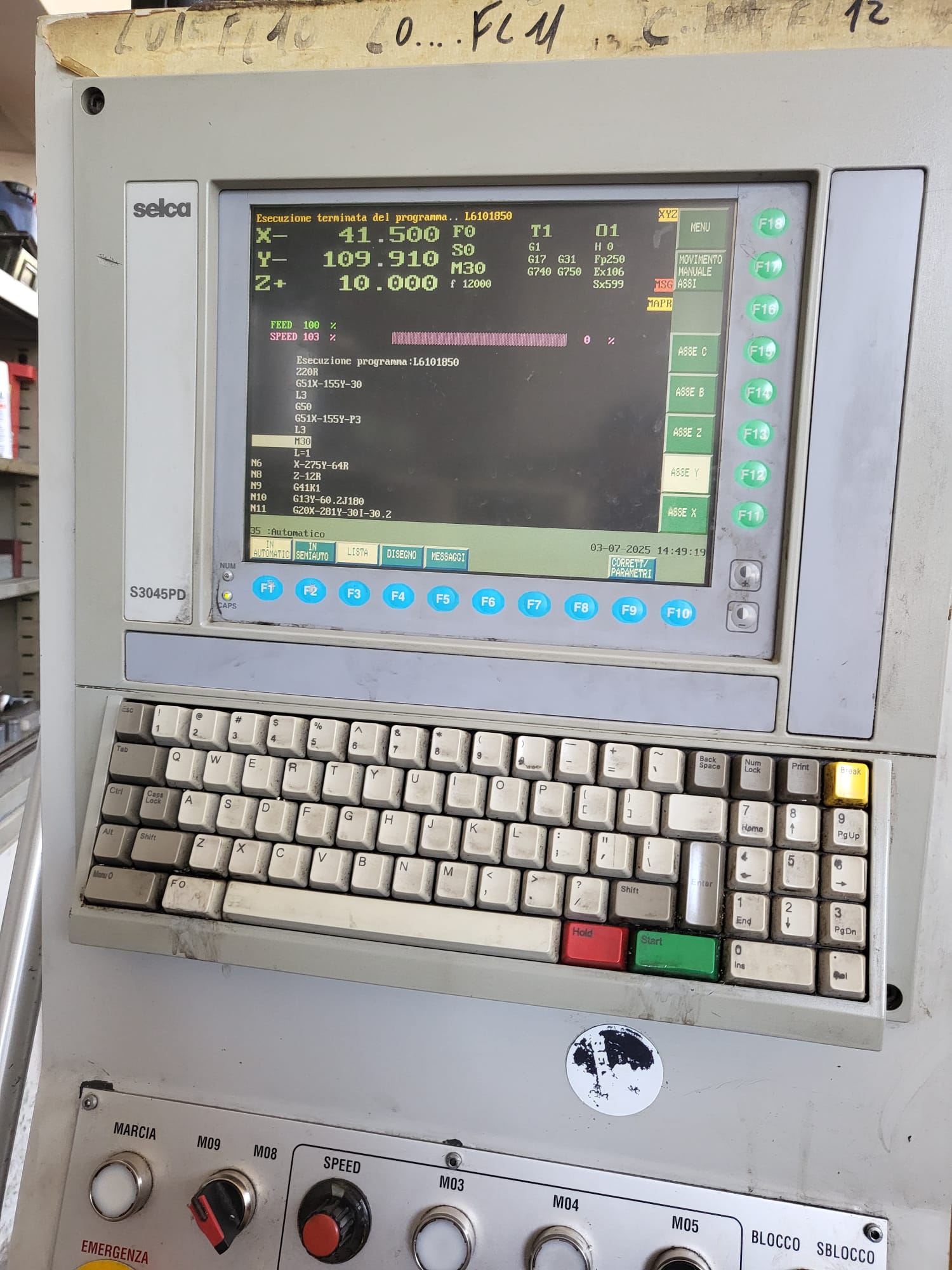 FRESATRICE  GLOBA TRADE  MOD. U 1900 CNC in vendita - foto 4