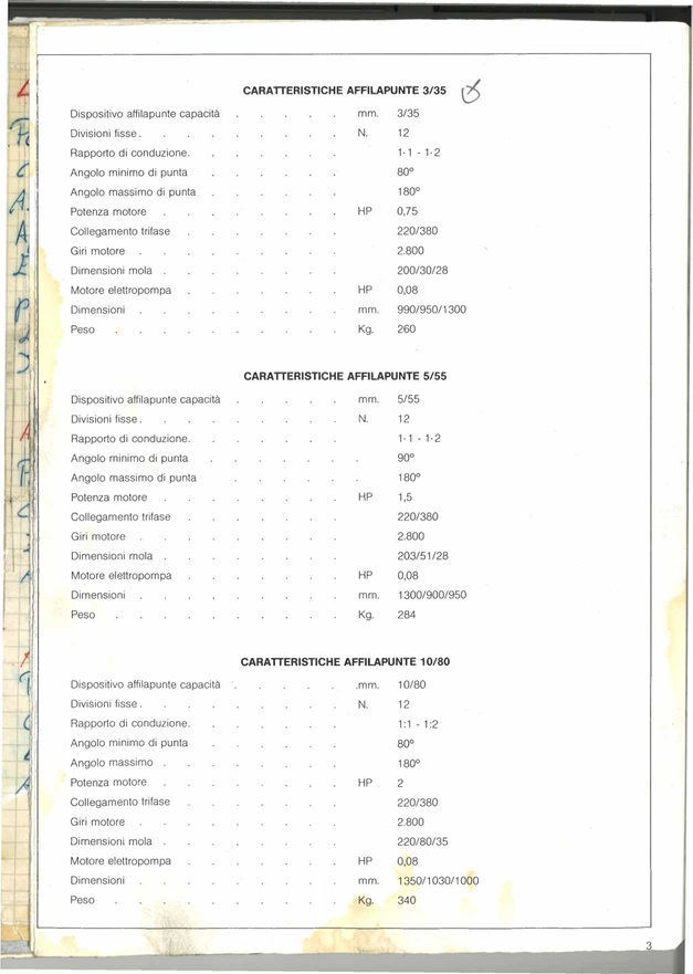 AFFILAPUNTE  3 M  MOD. 3/35 in vendita - foto 2