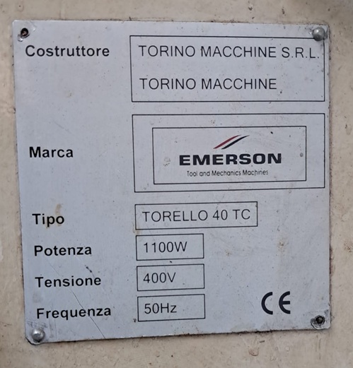 TRAPANO FRESA EMERSON  MOD 40 TC  in vendita - foto 3