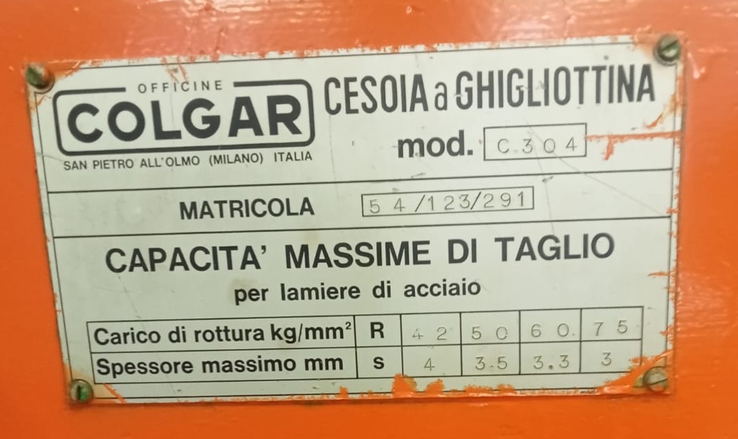 Cesoia  Colgar   3000 X 4 in vendita - foto 2