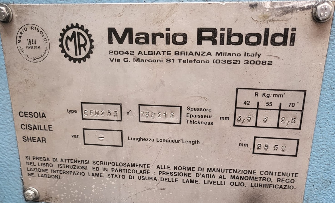 CESOIA MARIO RIBOLDI  2500 X 3 /4 in vendita - foto 4