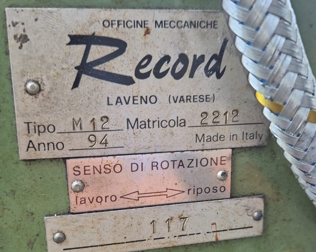 MASCHIATRICE  A COLONNA RECORD  TIPO M 12  in vendita - foto 3